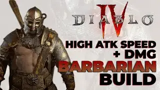 INSANE Damage & Attack SPEED Barbarian Frenzy Upheaval Build - Diablo 4 Beta