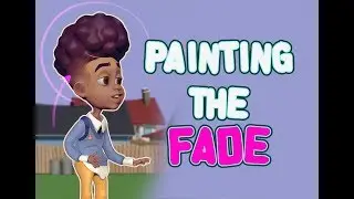 Painting The Fade. Digitally painting hair in a 90's style