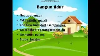 BHS INGGRIS KELAS 3 UNIT 5(My daily activities)