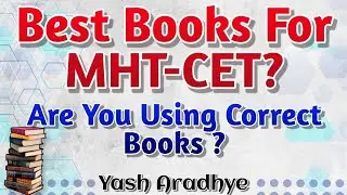 Best Books For MHT-CET 2021 | Best Books For MHT CET 2021 Preparation