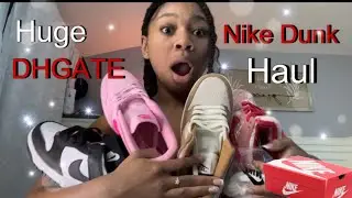 HUGE DHGATE NIKE DUNK HAUL | TRY ON HAUL | BACK TO SCHOOL SHOE HAUL | SCENT FROM HEAVEN