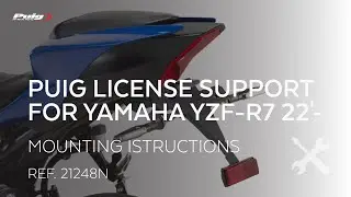 REF. 21248N - LICENSE SUPPORT FOR YAMAHA YZF-R7 22'-