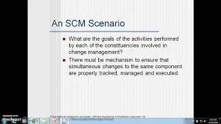 An SCM Scenario