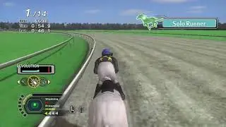 white horse breaks maiden