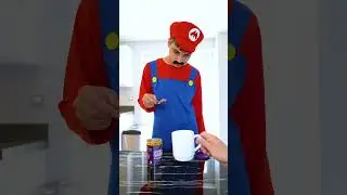 Smart Super Mario saved the day! #shorts #funny