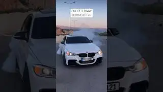 PROPER BMW BURNOUT 👀 #youtubeshorts #cars #supercars #bmw #burnout