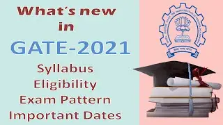 Gate 2021||Major Changes in Syllabus & Pattern || All you need to know about Gate 2021 in Telugu