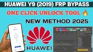 Huawei y9 (JKM-LX1) frp bypass on click unlock tool 2025 : Huawei y9 google account bypass