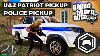 UAZ PATRIOT PICKUP - Police Pickup | GTA5 moleculagames gta 5 gta 6 gameplay roleplay