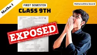 9th Math-1 Semester-1 2022-23 | Question Paper & Solution | Maharashtra  Board