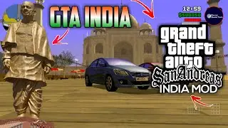 Gta India Modpack for android |Statue of unity | Tajmahal |Apk + Data |Indian cars, monument, banner