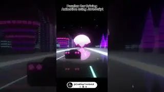 Parallax Car Driving Animation using Javascript 