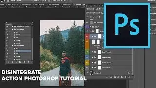 Disintegration in Photoshop - Dispersion Effect