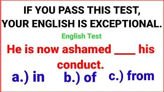 🔥English Grammar Test|🤔If you Pass This Test☝️,Your English is Amazing.