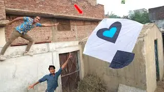 Kite Flying Cutting Vs Bottle Gulab jaman Challenge | Kite Lover Nasir