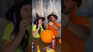 Mouse inside the pumpkin 