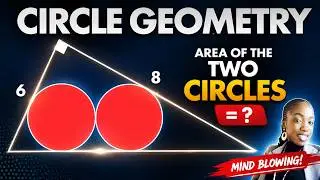How To Solve A Hard Geometry Problem That Stumps Many | Area of Circles?
