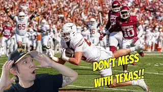 #1 Texas vs. #18 Oklahoma REACTION!! (Not even close!!)