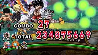 [OPTC] 234 CRAZY MILLION DAMAGE!!!! (NO TM BOOST)
