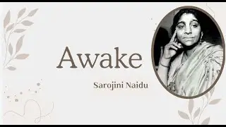 Poem Awake by Sarojini Naidu Intermediate second Year Telangana State.