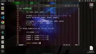 Merge Three Numbers in C - C Programming Tutorial