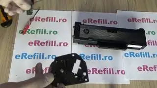 How to change / remove chip HP W1106A 106A 107A 135A 137FNW