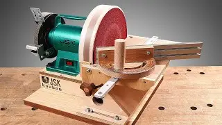 Converting a tabletop grinder into a disc grinder～卓上グラインダーをディスクグラインダーに改造～