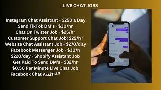 LIVE CHAT JOBS | WORK FROM HOME | EASY JOBS