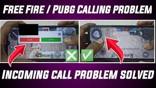 How To Solve Incoming Call Problem | Incoming Call Problem In Pubg/Free Fire | Realme C11 & Others |