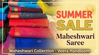 Maheshwari saree | saree | saree sale | Maheshwari saree sale | veera handloom | silk cotton saree