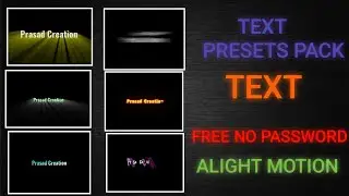 Alight Motion Text Animation Presets PackAlight Motion Text Presets Alight Motio...