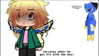 𖤐♡Terrance after he got hit with the box: ||crappost||Ft: Terry & Huggy||♡★
