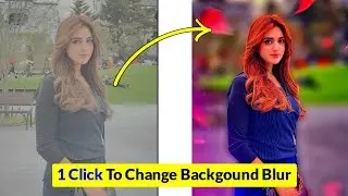 1 Click Photo Editing Best App | Photo Background Blur Like DSLR Photo Tutorial