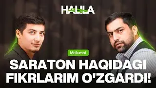 САРАТОННИНГ ТАБИИЙ ЕЧИМИ! @Halila
