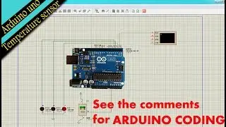 LM35 temperature sensor using arduino uno in proteus ISIS 