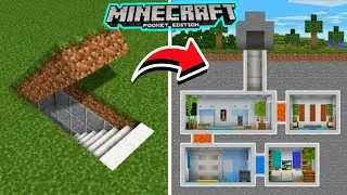 Underground Safe House Mod For Minecraft Pe