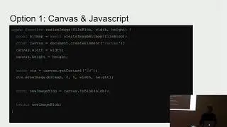 A practical use case for Web Assembly
