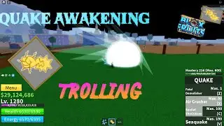Blox Fruits - Quake v2 Trolling