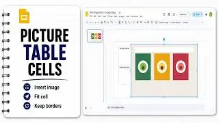 How to Insert Images into Tables in Google Slides (Table Image Cells)