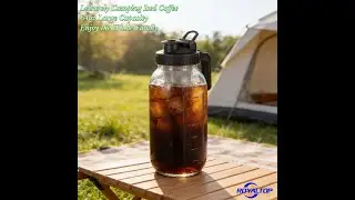 Hot! Product Showcase! 2L Glass Mason Jar Cold Brew Coffee Maker!