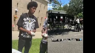 Joolio Foolio in Casket Creepy Funeral Footage and his IG Account Still Posting After Unaliving