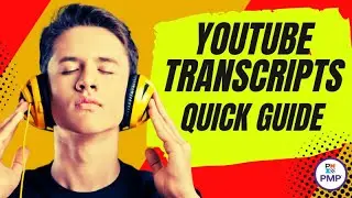 How to View the Transcript for ANY YOUTUBE Video