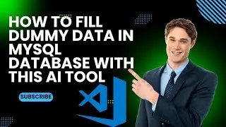 How to fill dummy data in MYSQL Database 