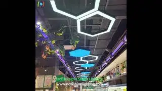 New Shine Lighting Led Hexagon Frame  Light 