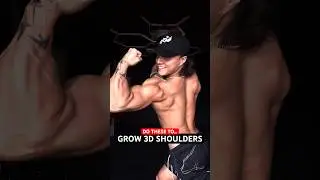 Do these to grow 3D shoulders // dumbbells only