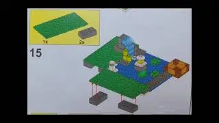 Minecraft Конструктор 10950 Рыбалка, аналог Lego, инструкция по сборке#lego #лего #minecraft