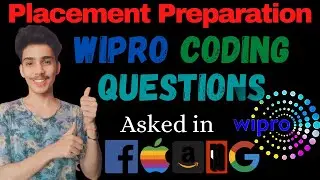 Wipro NLTH Coding Questions in Python | FAANG Interview Questions in Python | Wipro NLTH Preparation