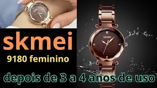 relógio skmei feminino após anos de uso