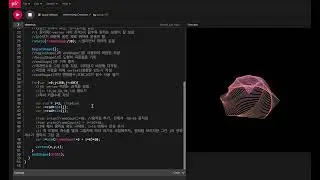 [p5js] Swimming Creature 3D