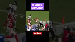 ¡Espectacular Conexión de Lamar para TD! 🔥